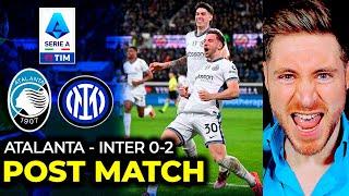 ATALANTA INTER 0-2 INZAGHI MASTERCLASS! DOMINIO TOTALE 