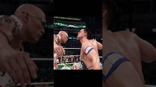 the rock vs John cena wrestlemania wwe2k25 #shorts #wwe #therock #johncena