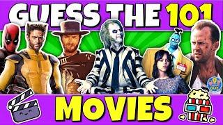 Guess "THE 101 MOVIES" QUIZ!  | CHALLENGE/ TRIVIA