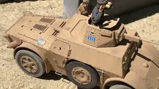 Autoblinda AB 41 auf Sand