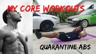 MY AB WORKOUTS | QUARANTINE AB WORKOUT ROUTINE️