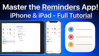 How to use the Apple Reminders App on iPhone & iPad!