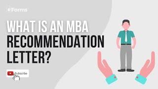 MBA Recommendation Letter - EXPLAINED