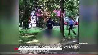 JANDARMERIȚA CARE A GAZAT UN BĂRBAT, CONDAMNARE CU SUSPENDARE