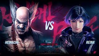 NEW Heihachi vs Reina gameplay - Tekken 8