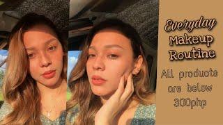 EVERYDAY MAKEUP ROUTINE (All products are 300php below) by Christine Caliwan | Philippines