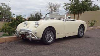 1960 Austin Healey Bugeye Sprite in White Paint & Engine Sound on My Car Story with Lou Costabile