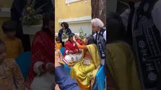 Shahid Kapoor Sister Sanah Kapur masi Ratna Pathak Shah participates in her Chooda Ceremony ️
