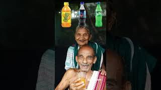 Indian  GrandpaGrandmaEmoji EatingCold drinks3 EmojiChallenge #shorts #ytshorts #challenge