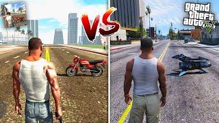 GTA 5 vs Indian Bike Driving 3D