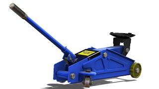 SolidWorks Tutorial #228: Hydraulic floor jack