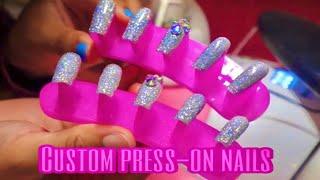 lets make press-on nails | work with me