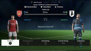 EA SPORTS FC 24 gameplay - Arsenal vs Atalanta [4K 60FPS]