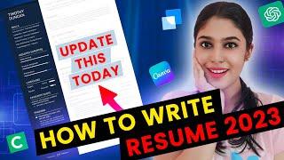 How To Write a Resume 2023 | Resume Format | Tamil