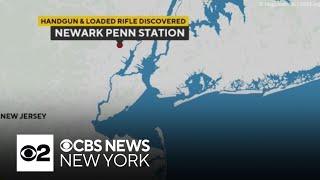 Handguns, rifles found in bag at Newark Penn Station