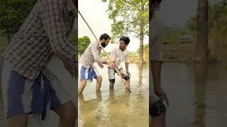 খাঁচা দিয়ে মাছ মারা সময় | Fishing with friends | ফানি প্লাস রীল | Funny Shorts  #নাটক