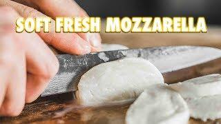 30 Minute Homemade Fresh Mozzarella Cheese