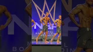 Mens Physique Pro line up at Natural Bodybuilding Australia