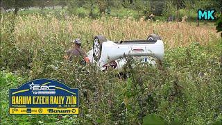 Barum Czech Rally Zlín 2024 Crash/Action