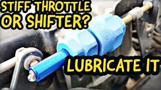 Lubricate Throttle Control and Shift Control Cables - The EASY way!