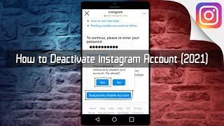 How to Deactivate Instagram Account Temporarily (2021)