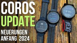 Coros Pace 3, Apex 2 and 2 pro, Vertix 2 update at the beginning of 2024