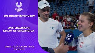 Zielinski/Chwalinksa On-Court Interview | United Cup 2025 Quarterfinal