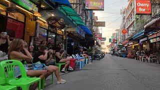 4K Pattaya Makup Soi 13 Thailand red light massage scenes 26.october 2024