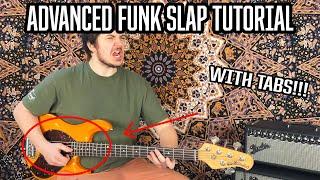 Advanced Funk Slap Bass Riff – Learn & Play with Tabs!  (Slap Like a Pro)