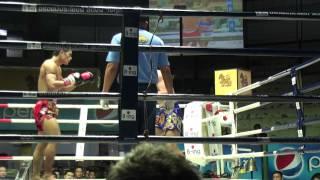 Jos Rodrigues Mendonça vs Khanongsuk Chuattana ( Rajadamnern Stadium title fight 154lb) r 3