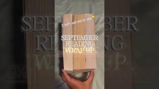 What I read in September! #books #booktok #booktube #readingwrapup #monthlyreads