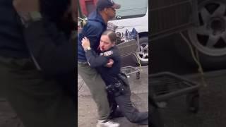 Man ASSAULTS Female Police Officer‼️ #shortvideo #shorts