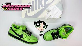 The Powerpuff Girls x Nike SB Dunk Low Buttercup  | Unboxing, details