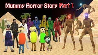 Gulli Bulli And Mummy Horror Story Part 1 | Horror Story | Gulli Bulli | MJOH Toons