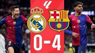 Epic Barcelona vs Real Madrid Showdown: 4-0 Full HD highlights