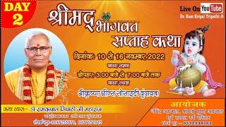 LIVE - Day 02 | Shrimad Bhagwat Katha | Dr. Ramkripal Tripathi Ji Maharaj | Vrindavan(Uttar Pradesh)