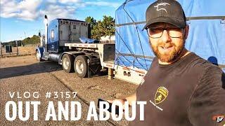 OUT AND ABOUT | My Trucking Life  | Vlog #3157