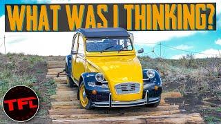 Taking a Citroen 2CV Through an Off-Road Test Course - This Thing is a BEAST!