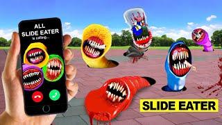 DRONE CATCHES ALL SLIDE EATER and SLIDE EATER.EXE IN REAL LIFE! Full Movie English