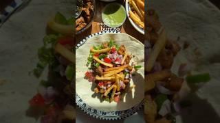 Crispy chicken burrito recipe asmr cr iramsfoodstory on IG #youtubeshorts #cook #cookwithme #shorts