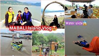 Mabali Island Vlog  - First time Swimming ki - Water slide  liBuhat dr lga- Buhat pyara mousam tha