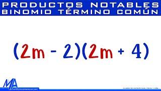 Productos notables | Binomio con término común