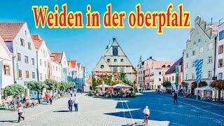 Weiden In Der Oberpfalz City Germany  Walking Tour, 4K video