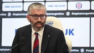 Ivan Bilić, predsjednik Uprave Hajduka, govori o treneru Gennaru Gattusu