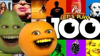 Annoying Orange & Pear Play - 100 Pics Quiz #2: TWISSLERZZZ