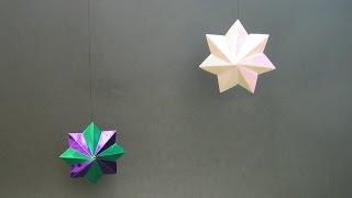 Christmas Origami Instructions: Star "Stella Pitti" (Francesco Mancini)