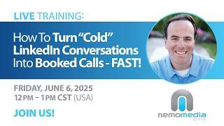 How To Turn "Cold" LinkedIn Conversations Into Booked Calls - FAST!