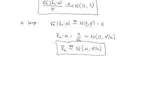 Central limit theorem