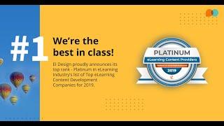 EI Design is the Top eLearning Company for 2019!