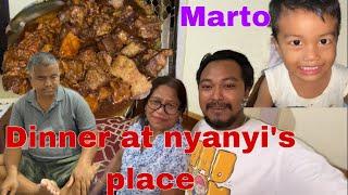 Met nyanyi after so long️ had dinner with pork at nyanyi’s place #dailylifevlog #pork